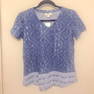 Style & Co cotton printed t-shirt, mariner’s sea